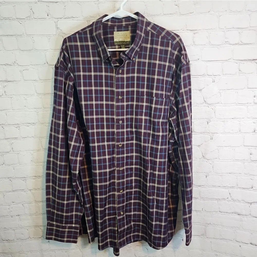 Men's Cabela's longsleeve button-down shirt, size 2XLT